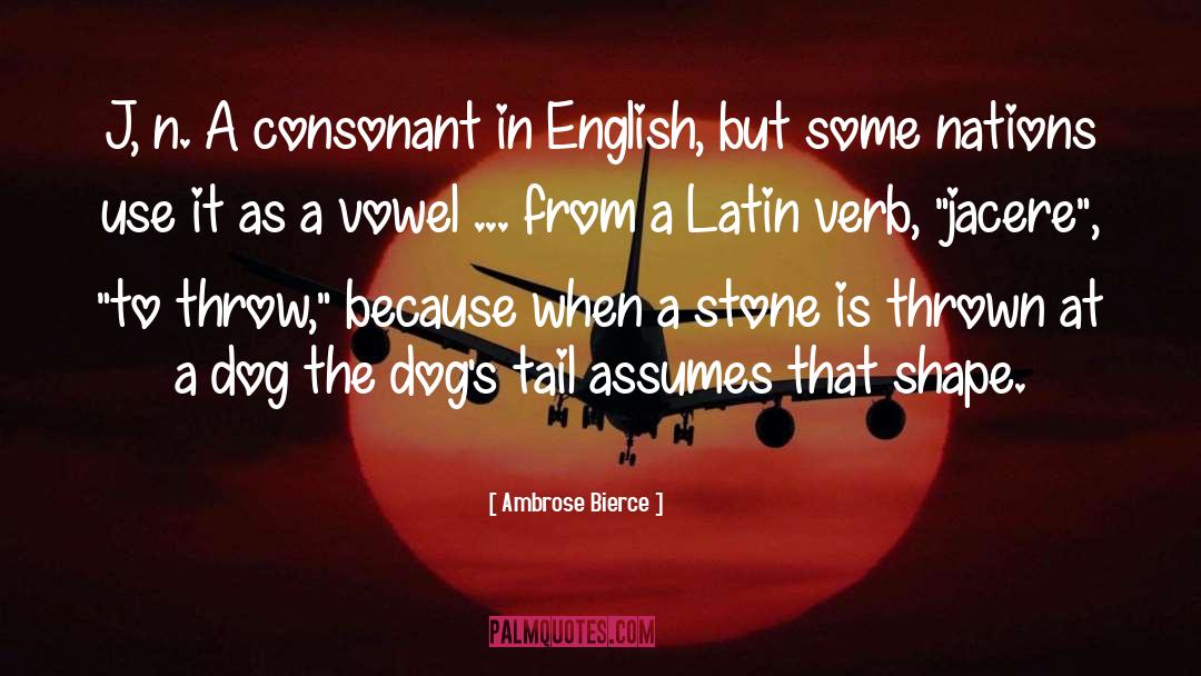 Consonant quotes by Ambrose Bierce