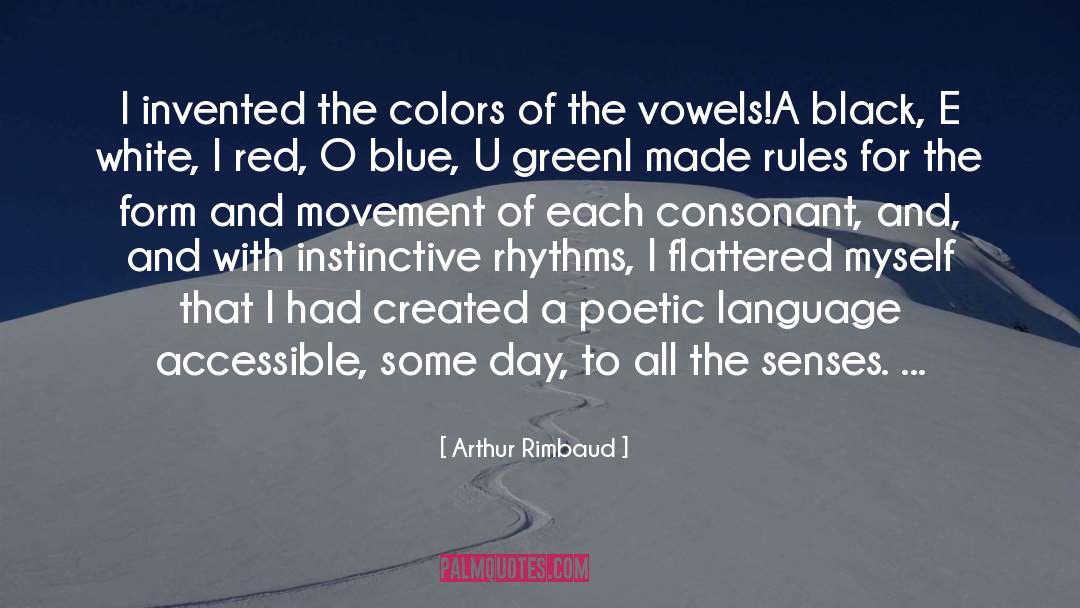 Consonant quotes by Arthur Rimbaud