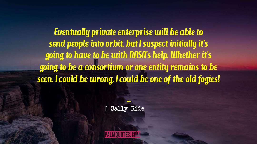 Consortium quotes by Sally Ride