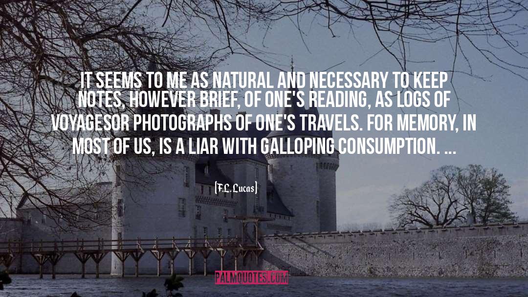 Conspicuous Consumption quotes by F.L. Lucas