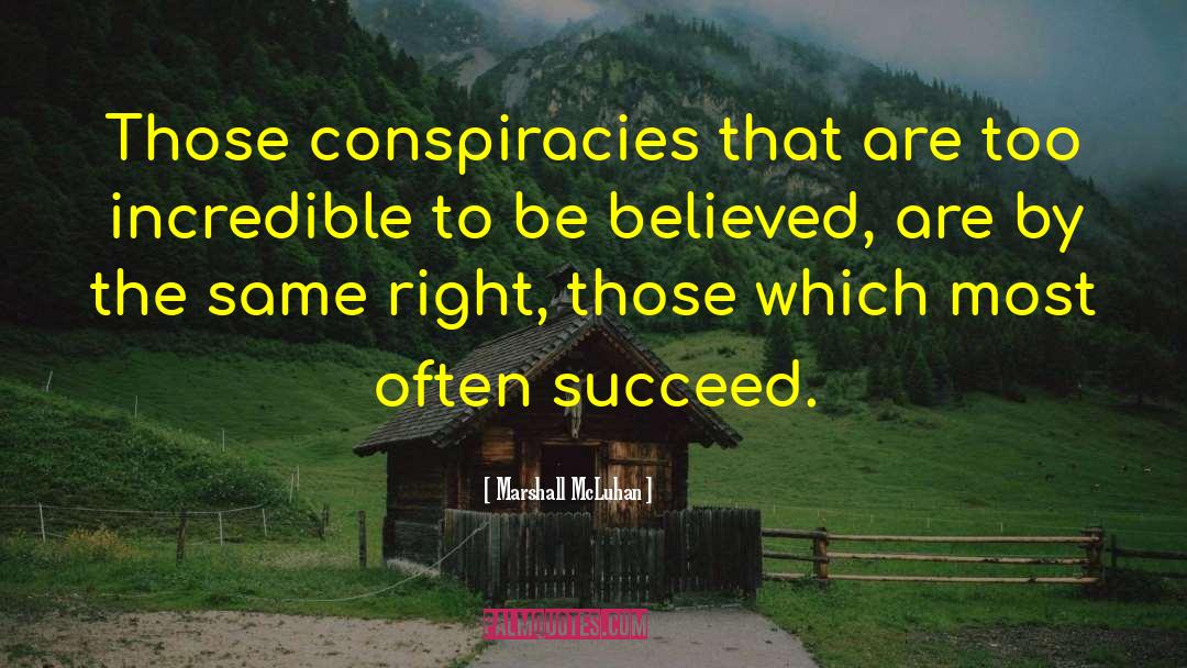 Conspiracies quotes by Marshall McLuhan