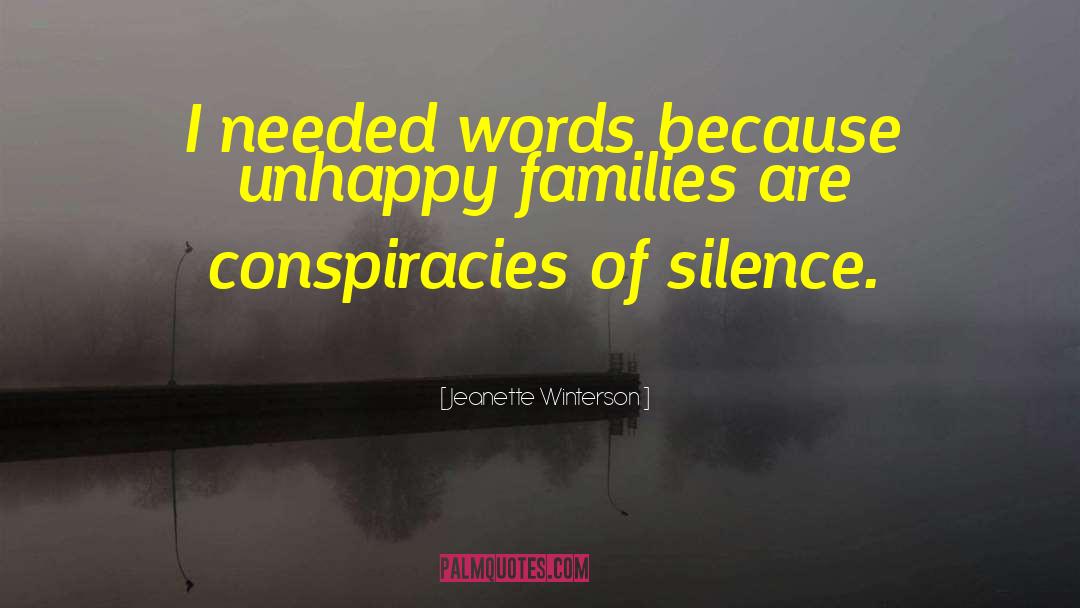 Conspiracies quotes by Jeanette Winterson