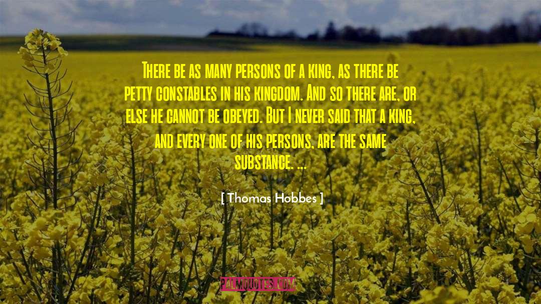 Constables quotes by Thomas Hobbes