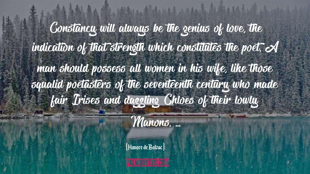 Constancy quotes by Honore De Balzac