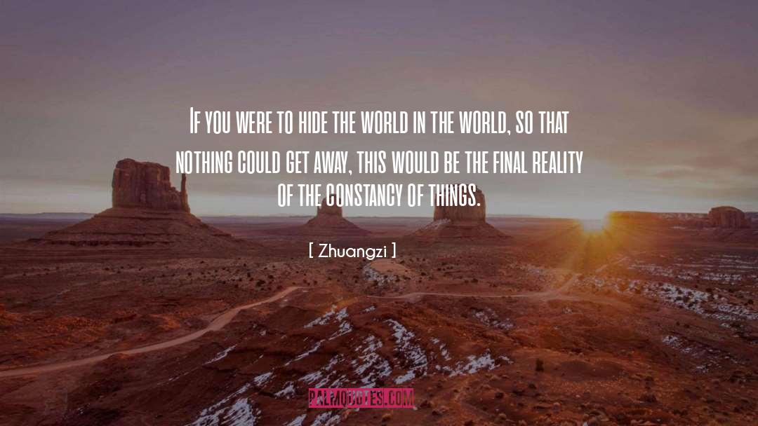 Constancy quotes by Zhuangzi