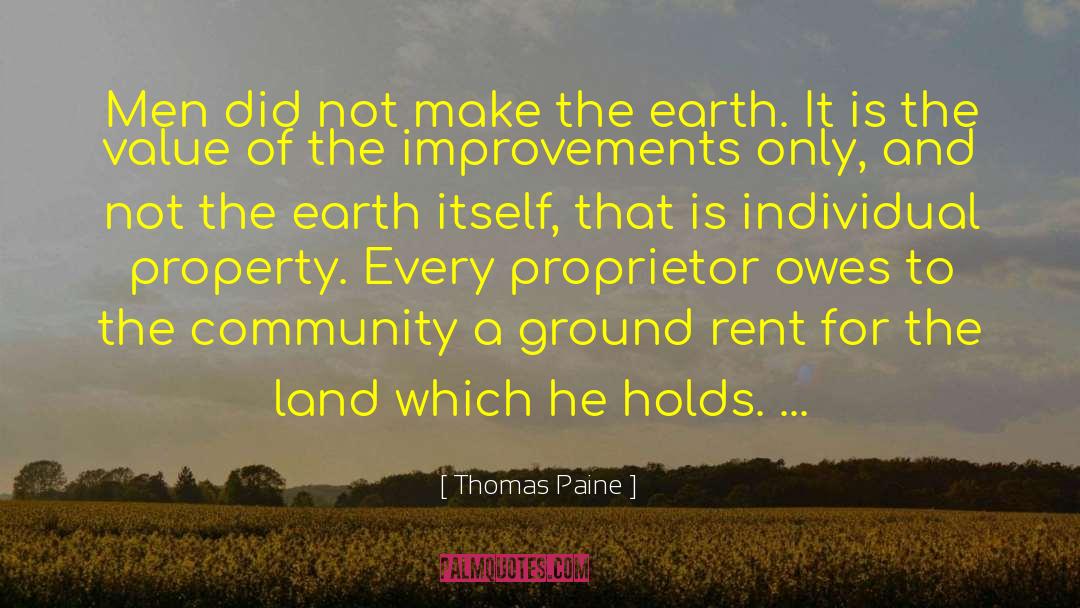 Constant Improvement quotes by Thomas Paine