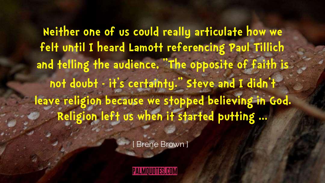 Constant Love quotes by Brene Brown