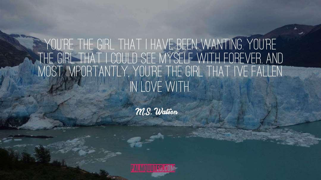 Constant Love quotes by M.S. Watson