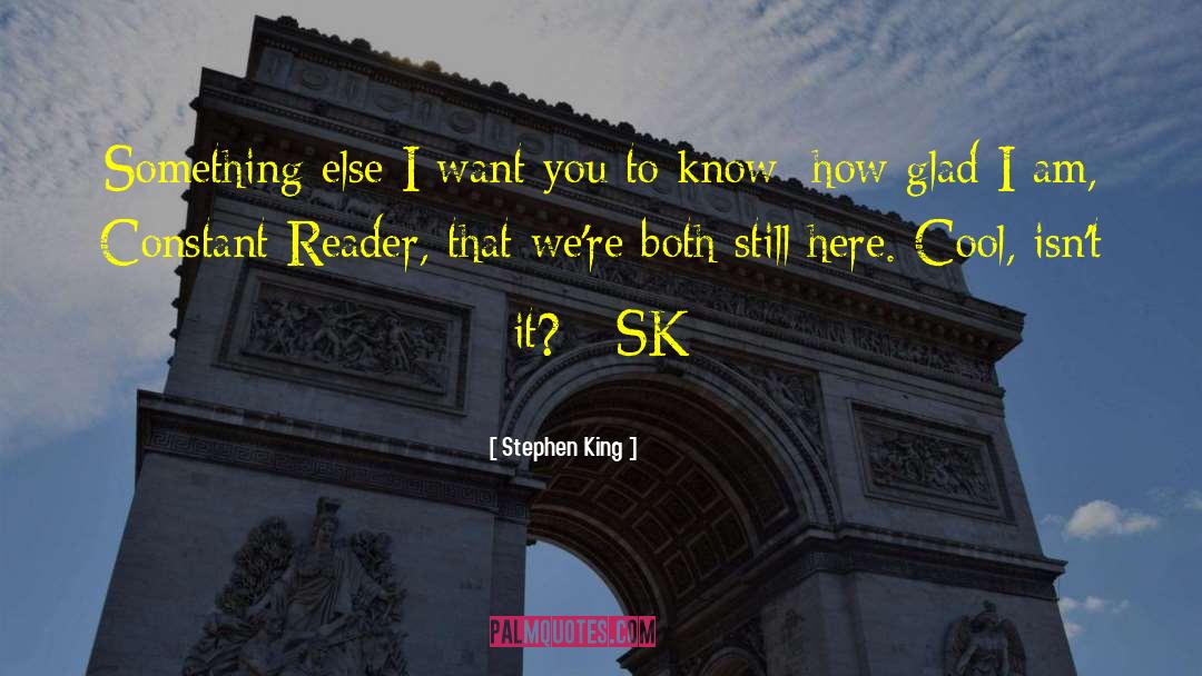 Constant Reader quotes by Stephen King