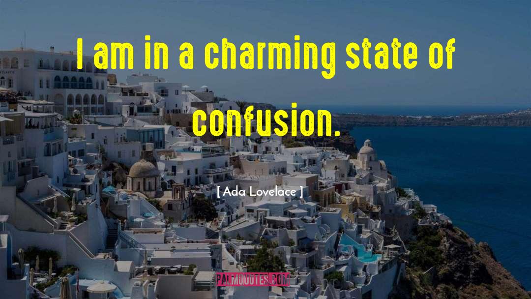 Constant State Of Confusion Bro quotes by Ada Lovelace