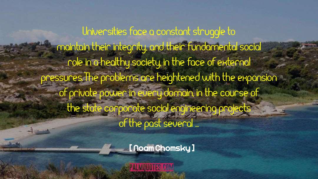 Constant Struggle quotes by Noam Chomsky