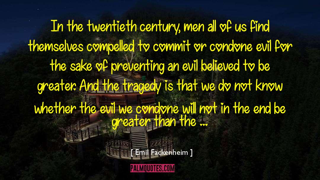 Constantine Evil quotes by Emil Fackenheim