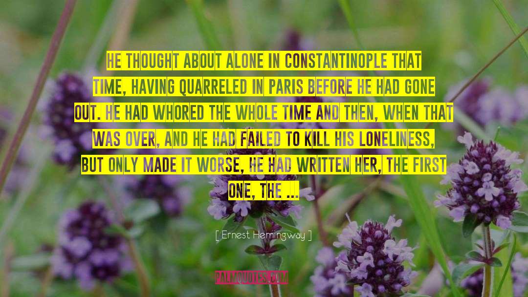 Constantinople quotes by Ernest Hemingway