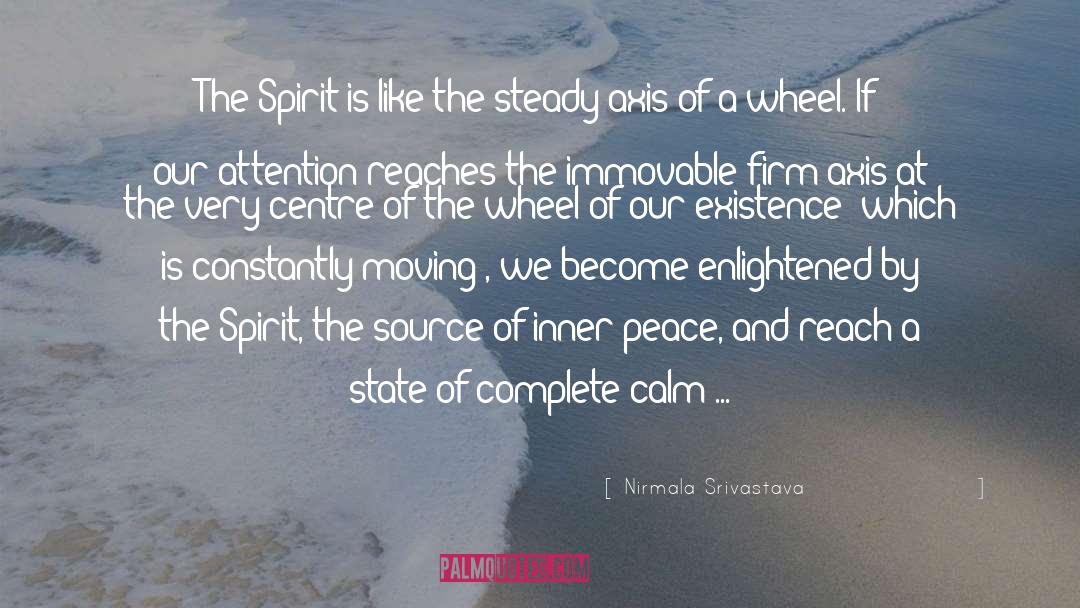 Constantly Moving quotes by Nirmala Srivastava