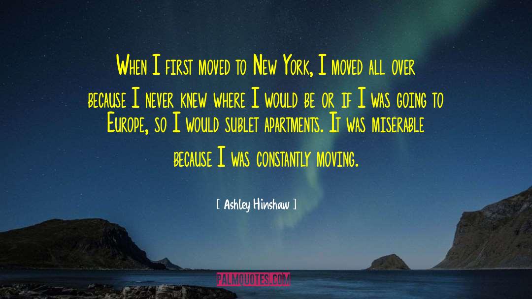 Constantly Moving quotes by Ashley Hinshaw