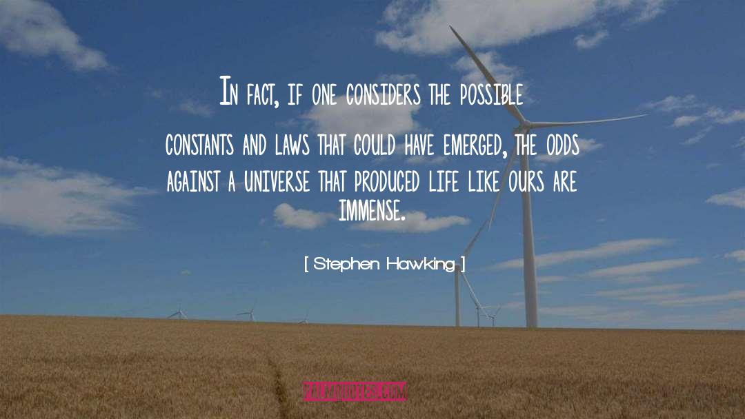 Constants quotes by Stephen Hawking