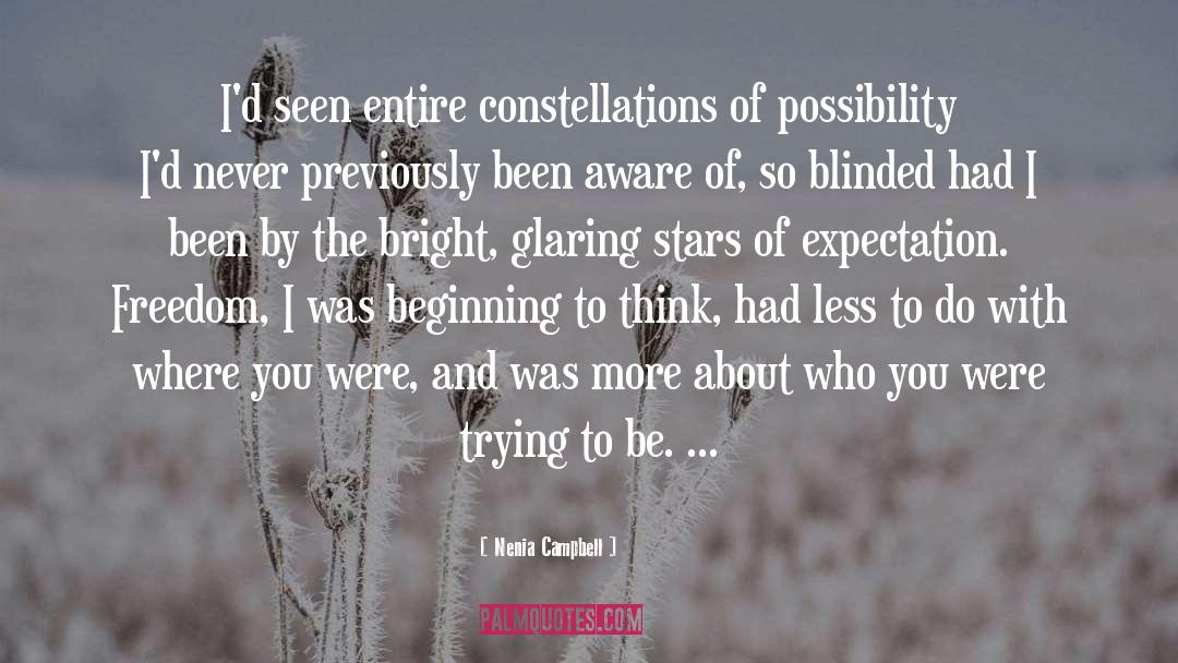 Constellations quotes by Nenia Campbell