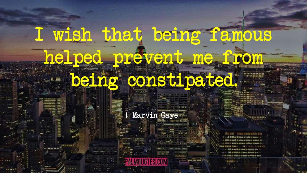 Constipation quotes by Marvin Gaye