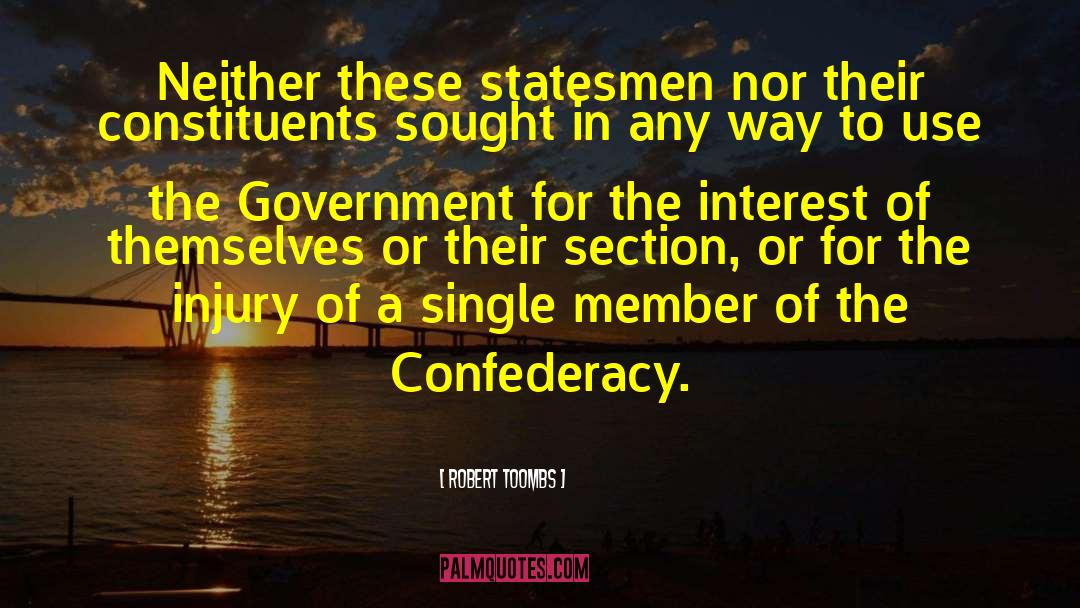 Constituents quotes by Robert Toombs