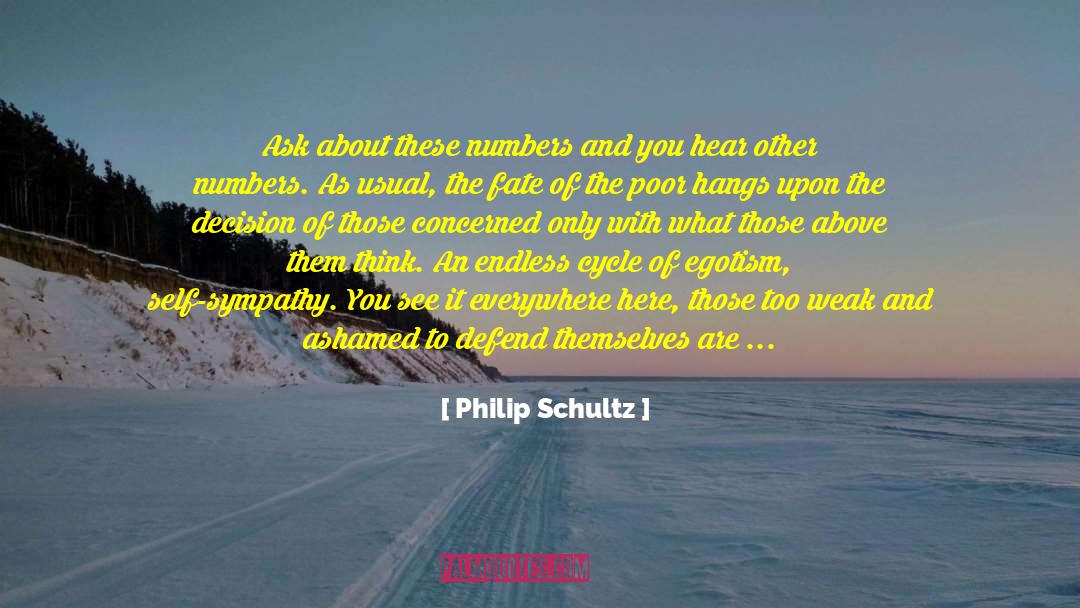 Constituents quotes by Philip Schultz