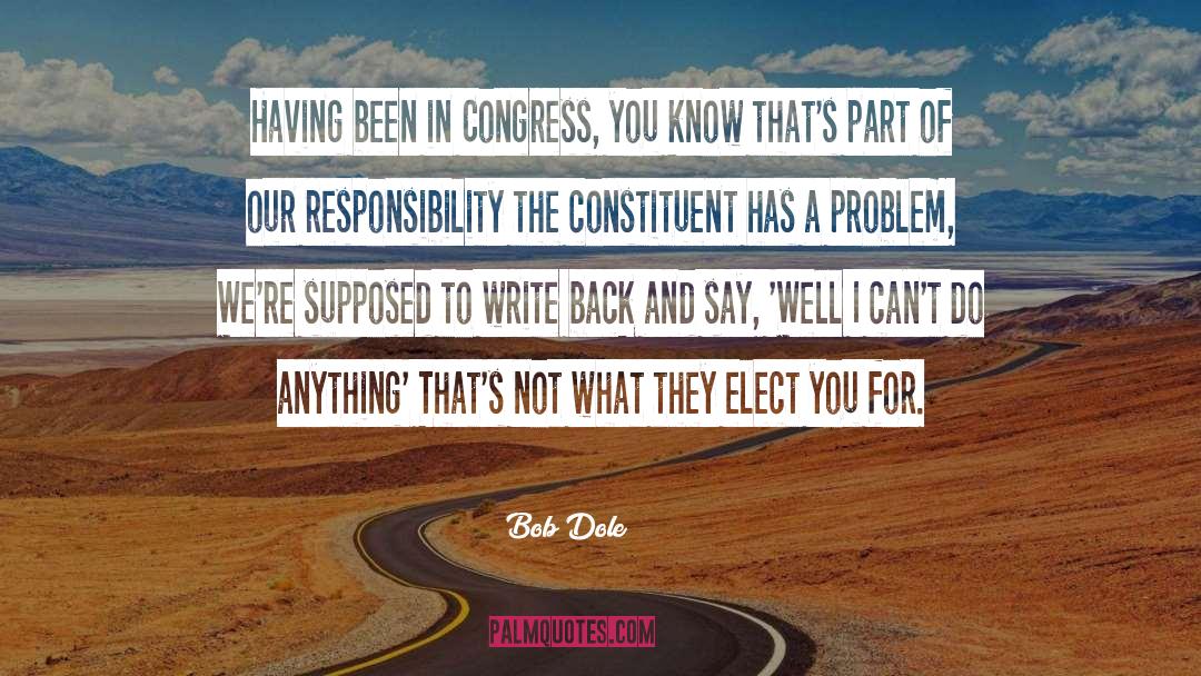 Constituents quotes by Bob Dole