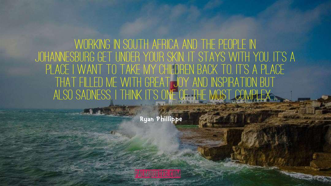 Constitution Of South Africa quotes by Ryan Phillippe