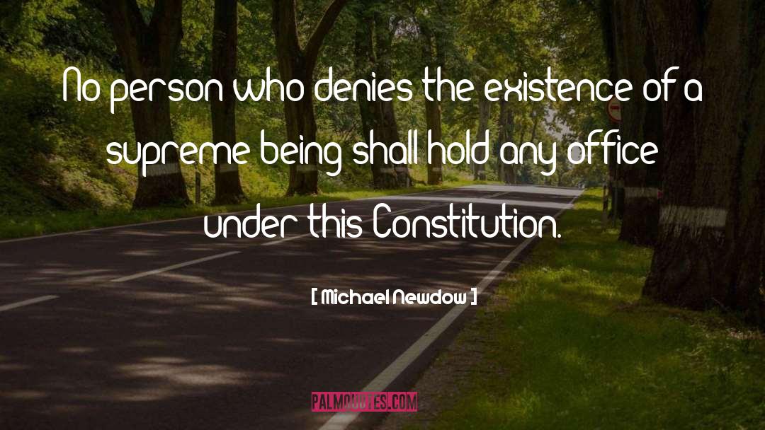 Constitution quotes by Michael Newdow