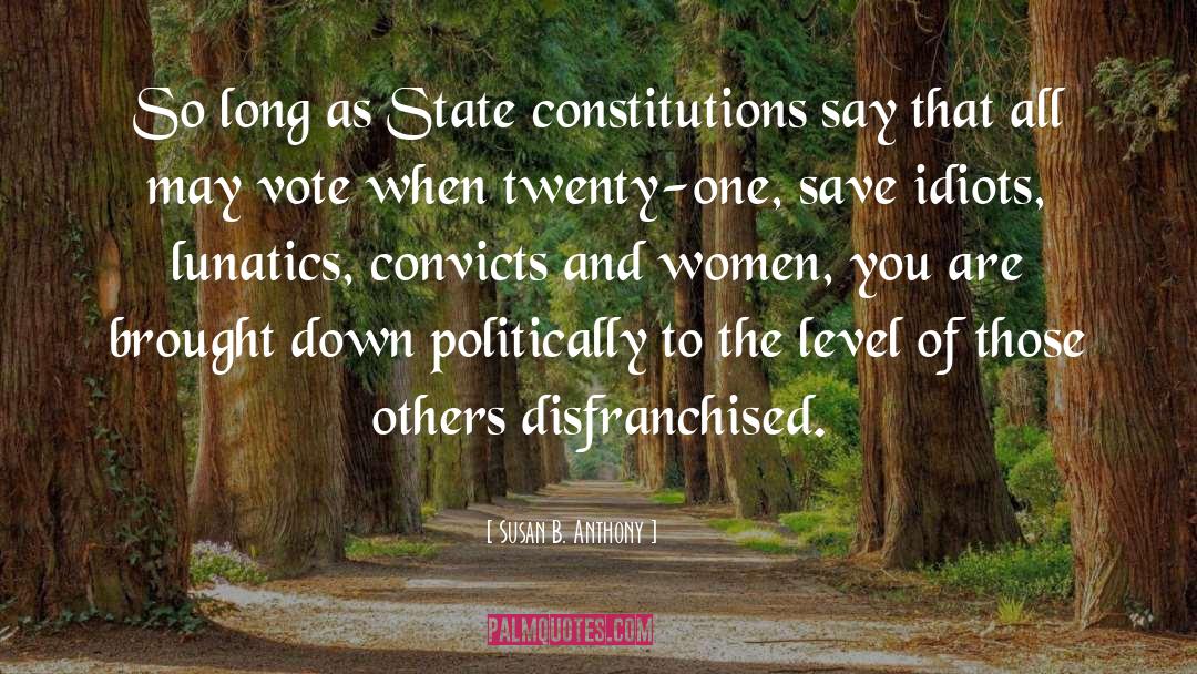 Constitution quotes by Susan B. Anthony