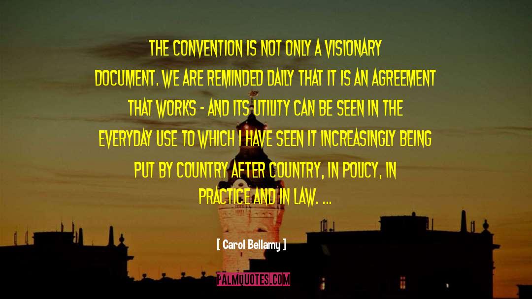 Constitutional Convention quotes by Carol Bellamy