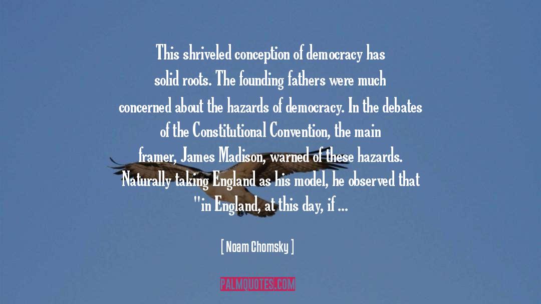 Constitutional Convention quotes by Noam Chomsky