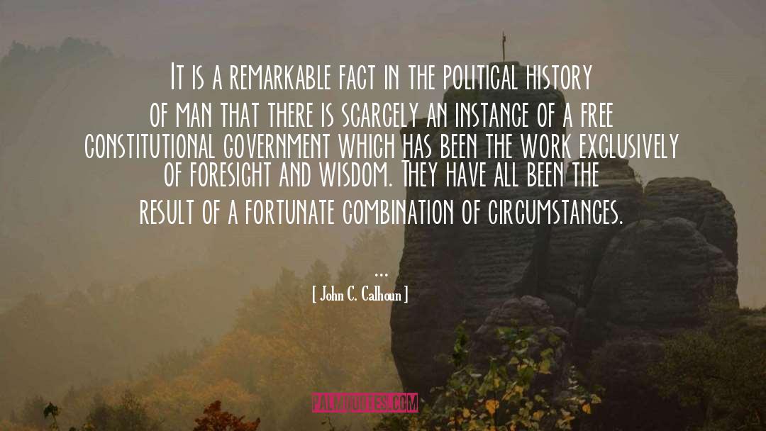 Constitutional Government quotes by John C. Calhoun