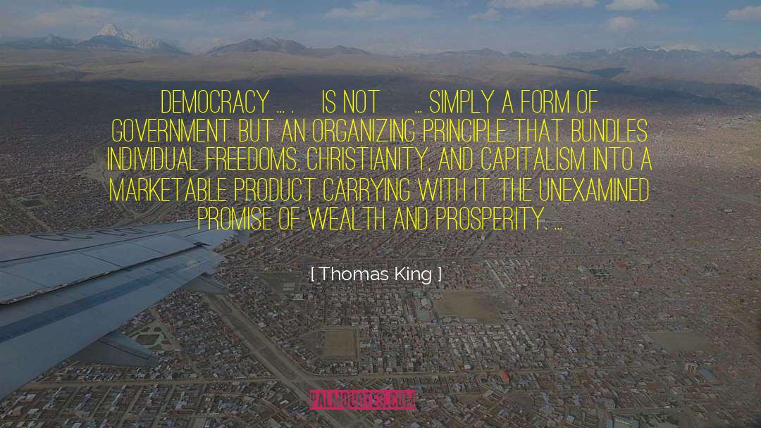 Constitutional Government quotes by Thomas King