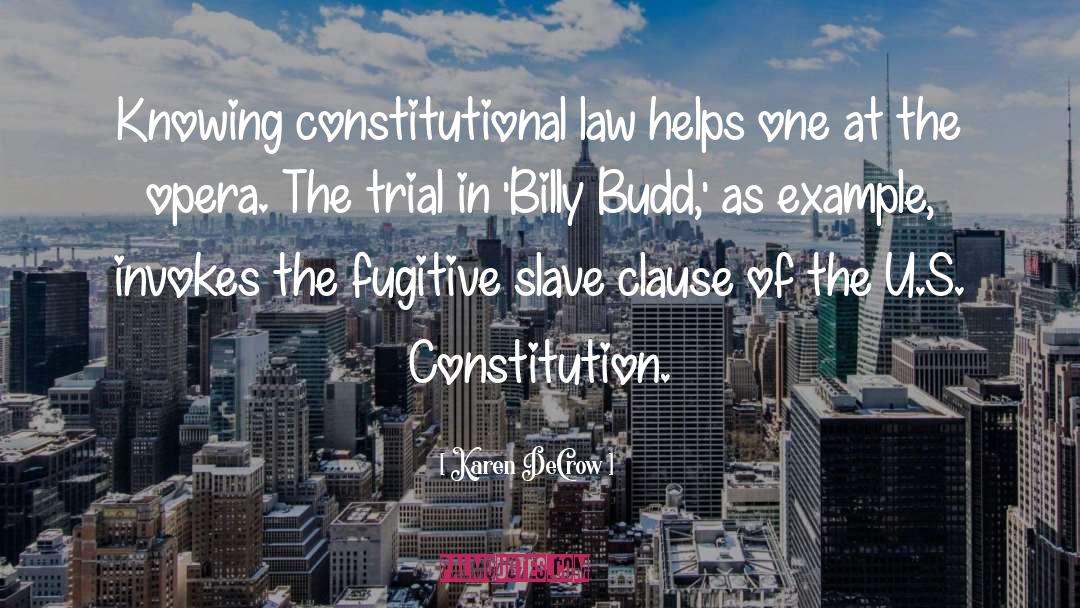 Constitutional Law quotes by Karen DeCrow