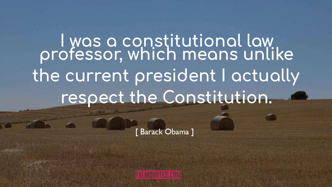 Constitutional Law quotes by Barack Obama