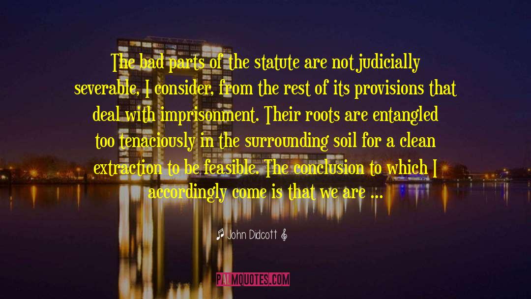 Constitutional Law quotes by John Didcott