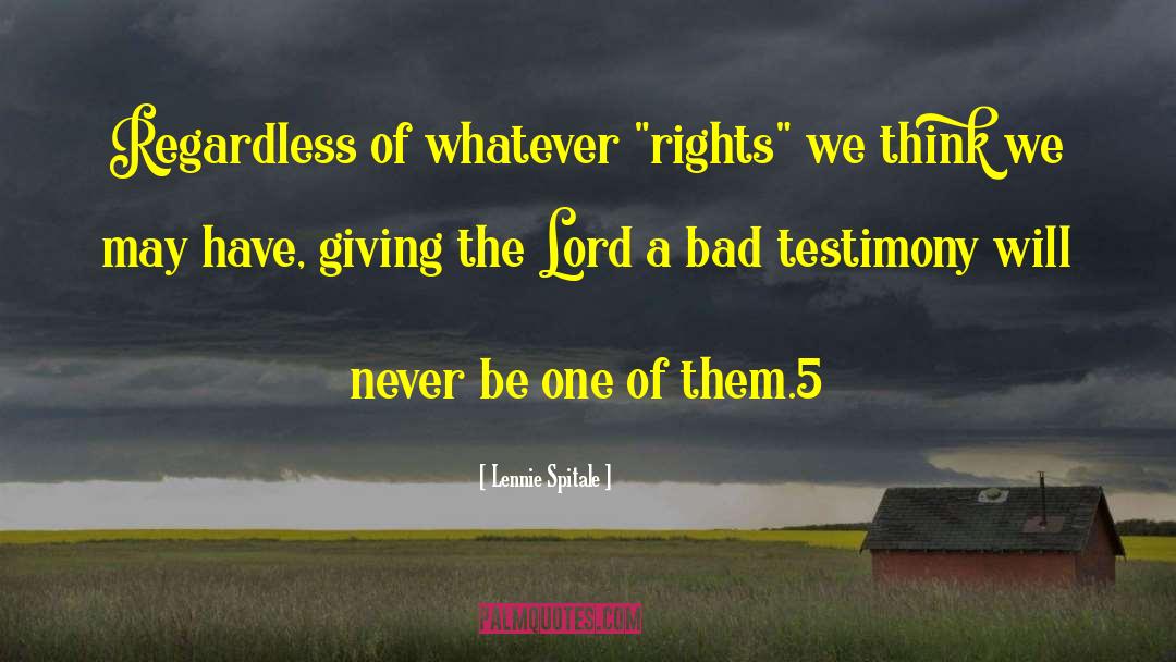 Constitutional Rights quotes by Lennie Spitale