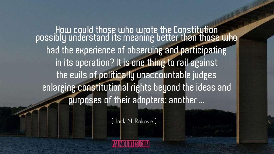 Constitutional Rights quotes by Jack N. Rakove