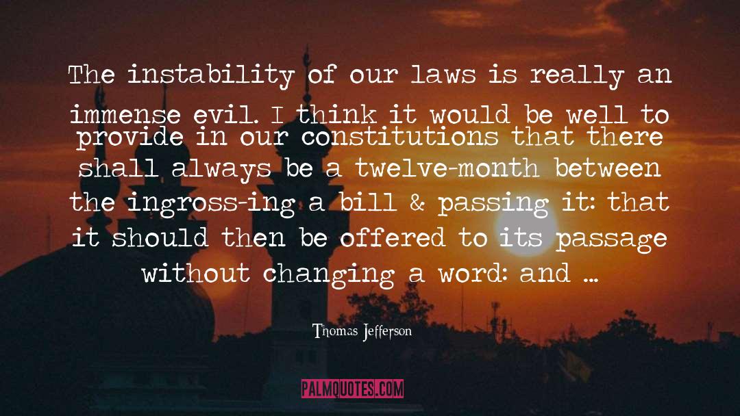 Constitutions quotes by Thomas Jefferson