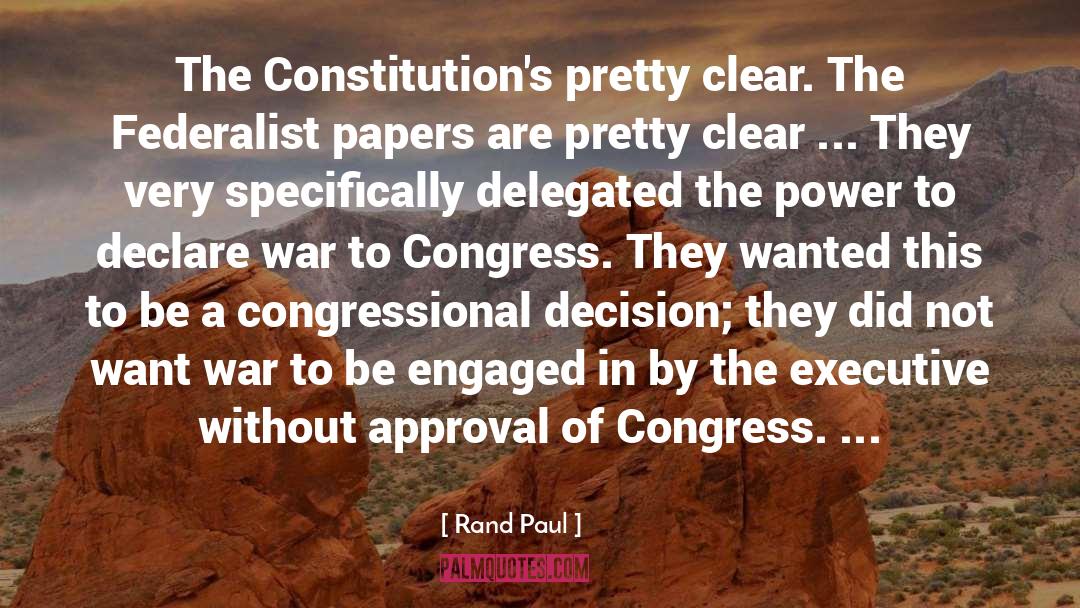 Constitutions quotes by Rand Paul
