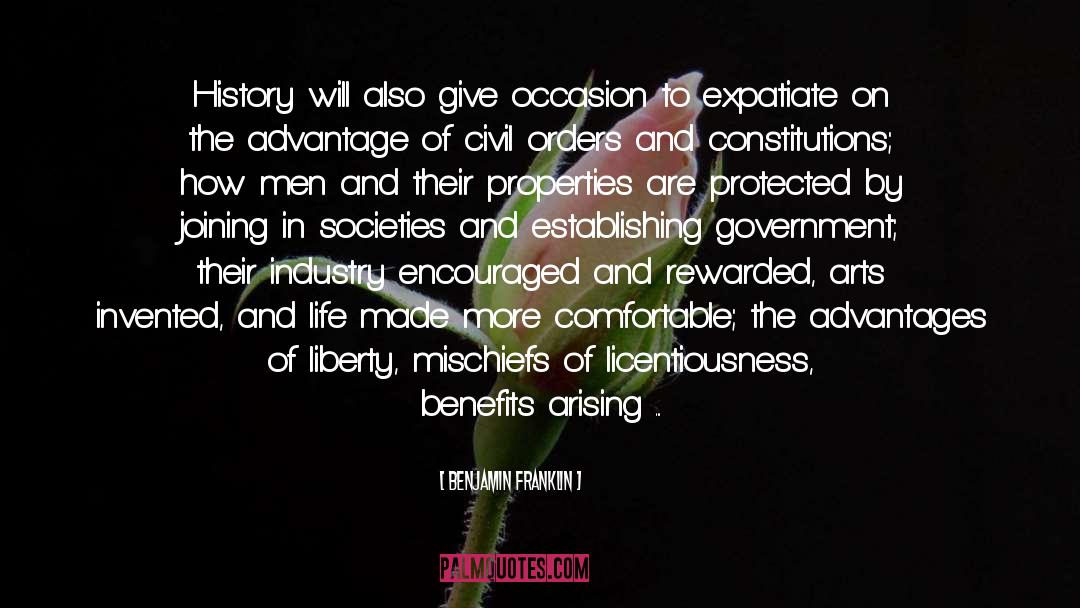 Constitutions quotes by Benjamin Franklin
