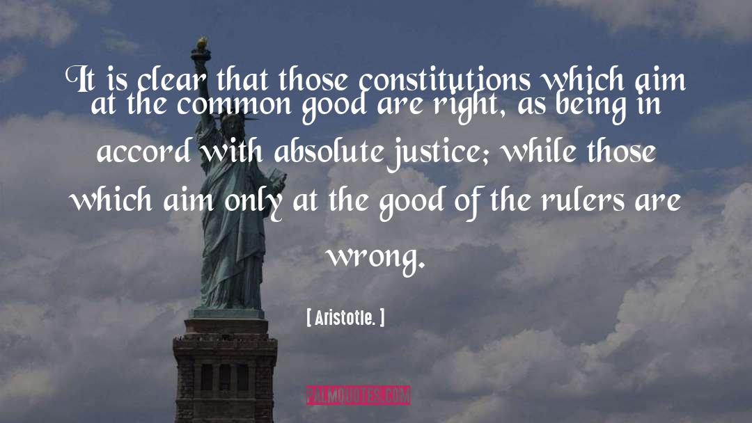 Constitutions quotes by Aristotle.