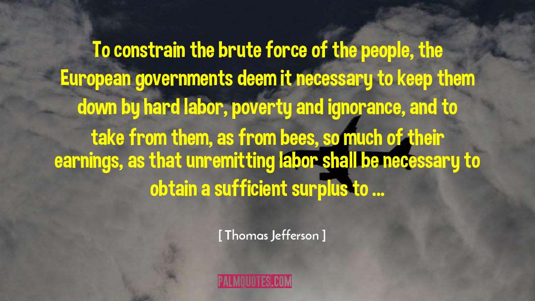 Constrain quotes by Thomas Jefferson