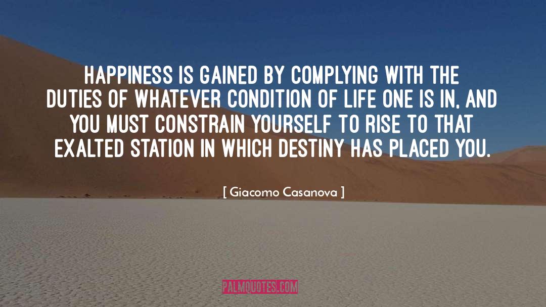 Constrain quotes by Giacomo Casanova
