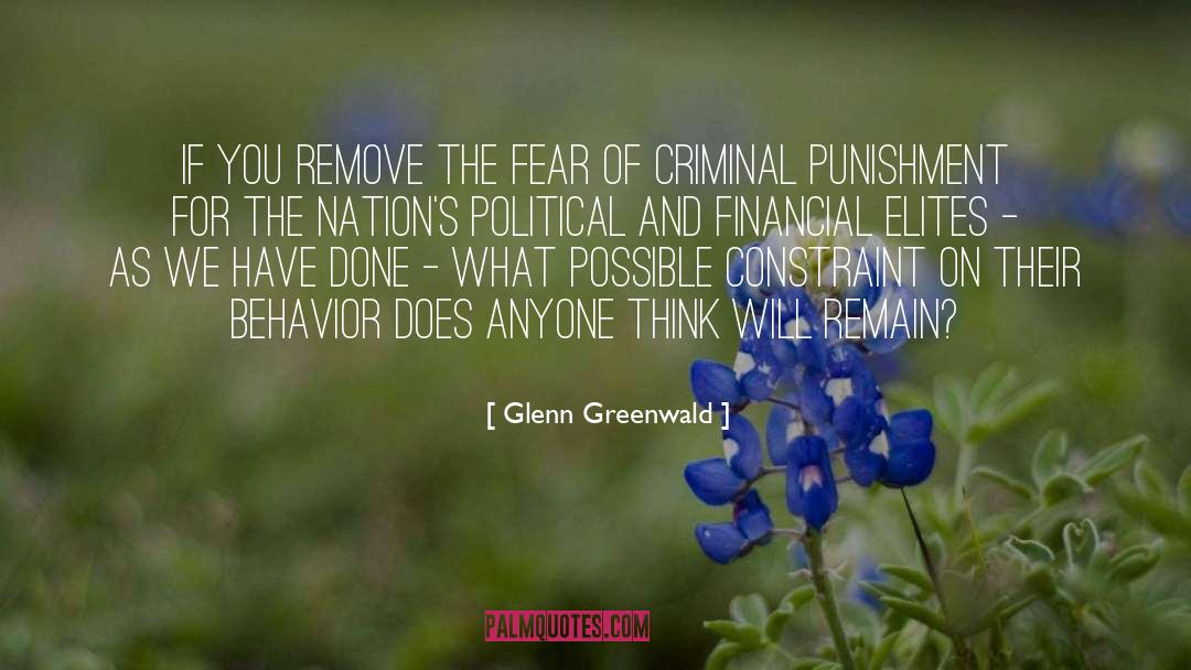 Constraint quotes by Glenn Greenwald