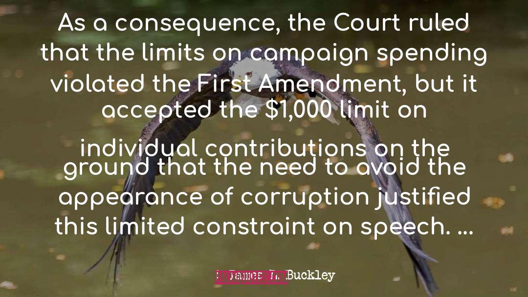 Constraint quotes by James L. Buckley