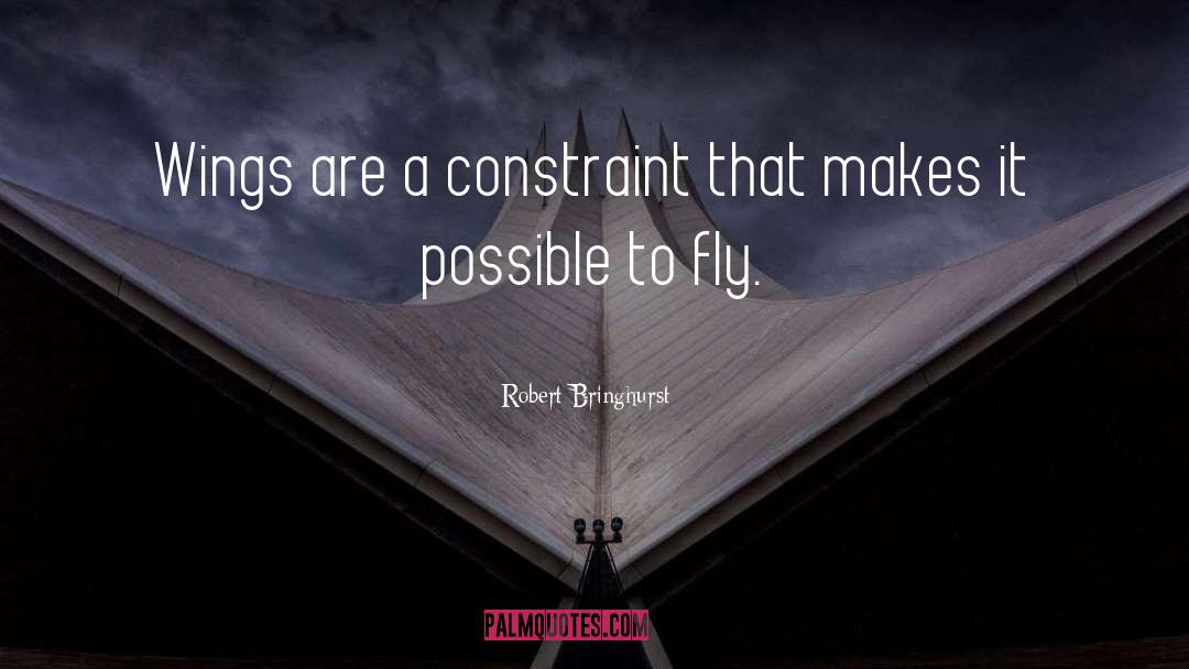 Constraints quotes by Robert Bringhurst