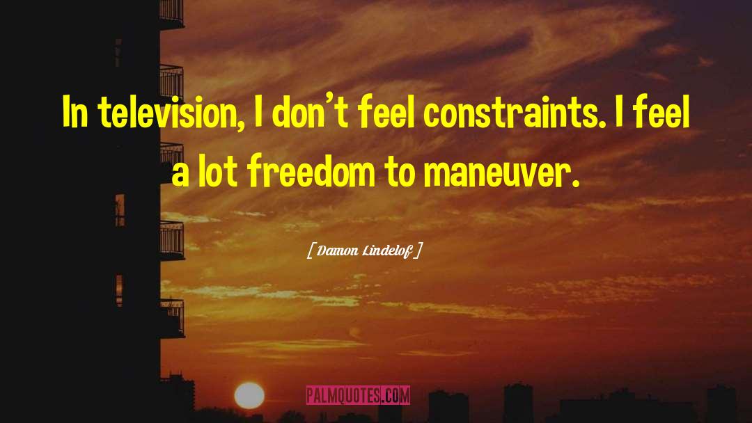 Constraints quotes by Damon Lindelof