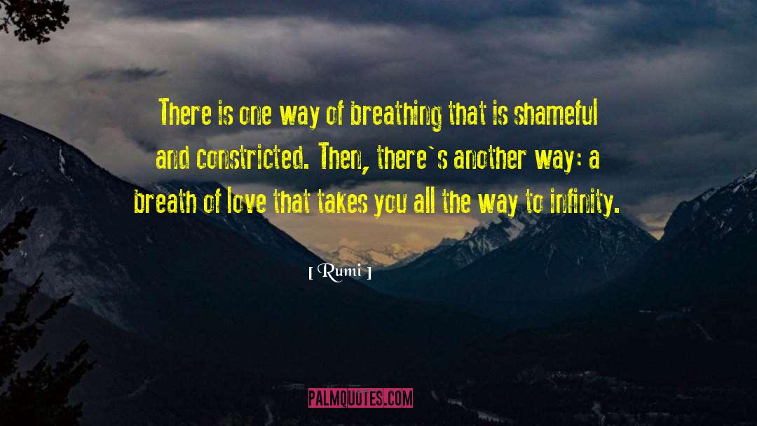 Constricted quotes by Rumi