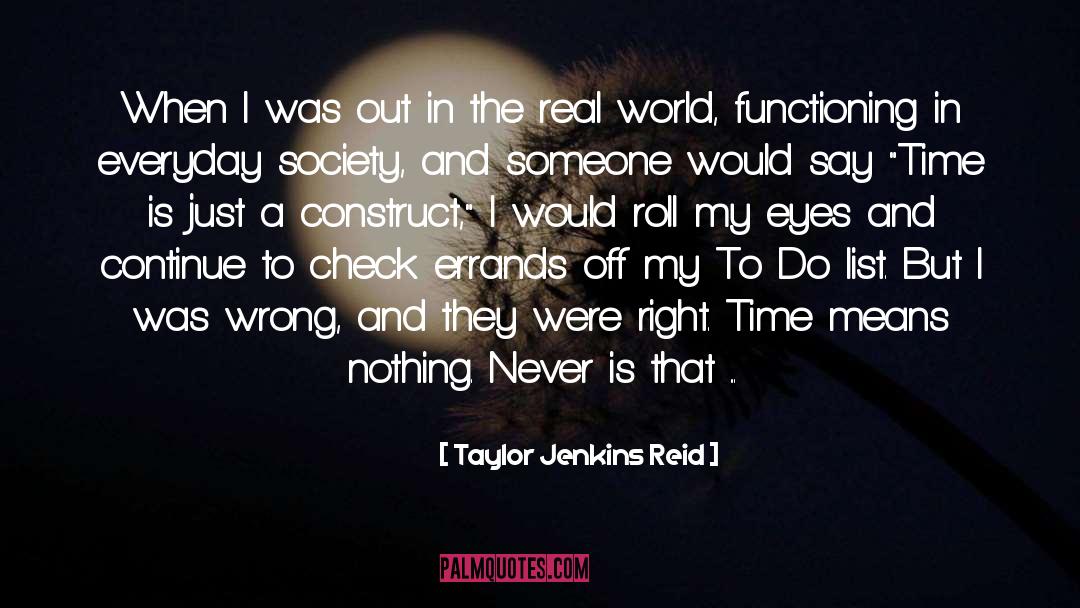 Construct quotes by Taylor Jenkins Reid