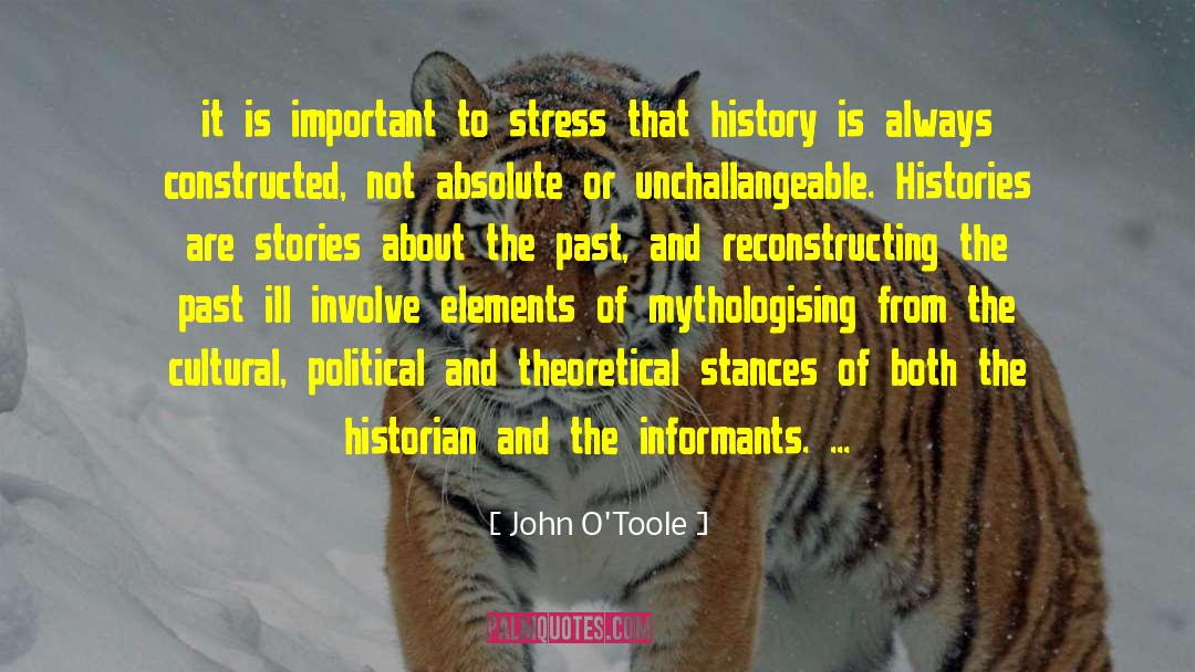 Constructed quotes by John O'Toole